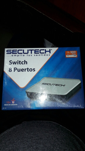 Imagen 1 de 3 de Switch De 8 Puertos Secutech
