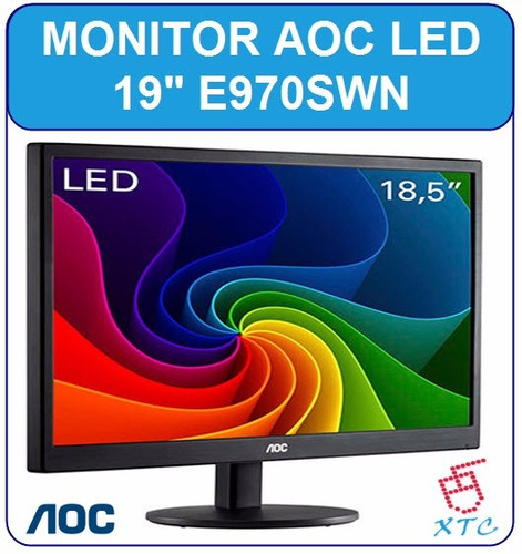Monitor Aoc Led 18.5 Pulgadas E970swn Vga Nuevos Xtc