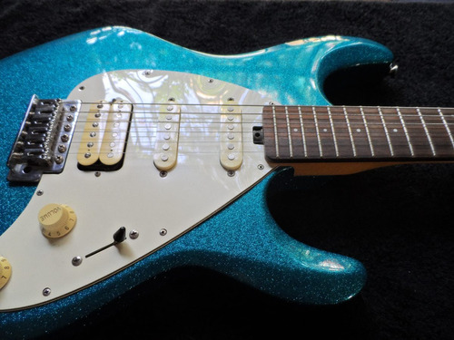 Guitarra Olp M M4 Silhouette Sparkling Blue. Sin Uso,  