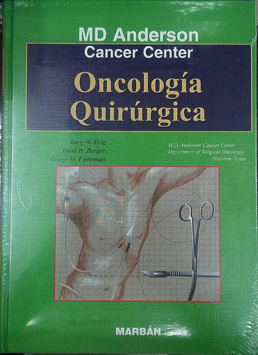 Libro ( Anderson )  Oncología Quirúrgica. ( Marban.