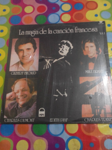 Varios Lp La Magia De La Canción Francesa Vol 1 Z