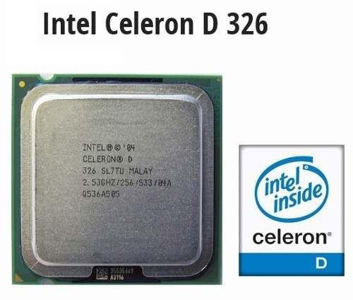 Processador Intel Celeron D 326 2.53ghz, 533mhz, 256k Cache