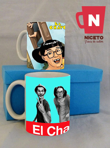 El Chavo Del Ocho Caja Regalo Contiene Dos Tazas Niceto