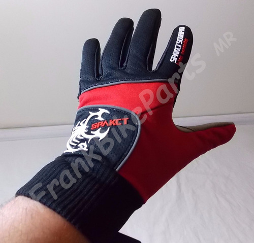 Guantes Spackt Scg215 Gel, Térmicos Y Dedos Largos.