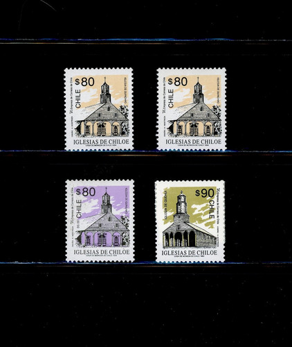 Sellos Postales De Chile. Iglesias De Chiloé, 4 Sellos. | Cuotas sin interés Sellos Postales De Chile. Iglesias De Chiloé, 4 Sellos. | Cuotas sin interés