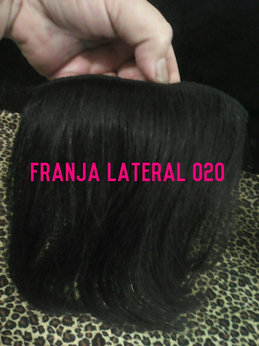 Franja Lateral Reta Cabelo Humano Semi Ondulado