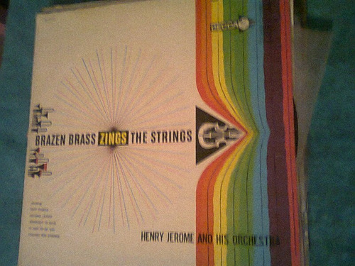 Disco Acetato De Brazen Brass Zings The Strings Henry Jerome