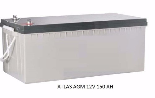 Batería Ciclo Profundo Atlas Agm 12v 150 Ah