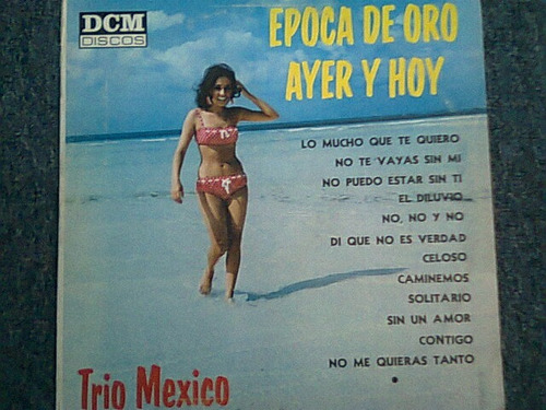 Disco Acetato De Trio Mexicano
