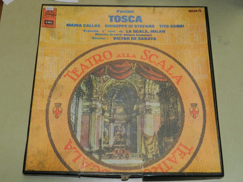 Vinilo 0317 - (2 Lp)  Puccini-tosca-callas-di Stefano-gobbi