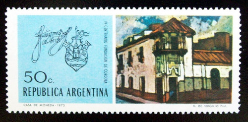 Argentina, Sello Gj 1612 Fundación Córdoba 73 Mint L5020