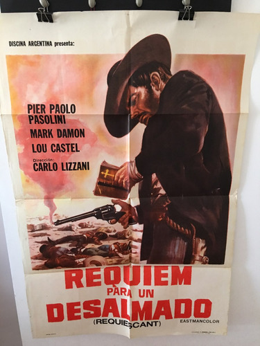 Afiche De Cine Original - Requiem Para Un Desalmado