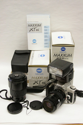 Minolta Xtsi 35mm Lent28-85mm, 70-210mm,camara  Flash Gratis