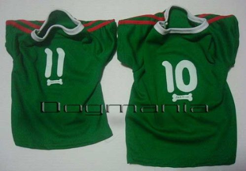 Playera Para Perro Jersey Selección Mexicana Talla 0 Verde