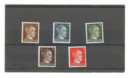 Coleccion De 5 Timbres Nazi