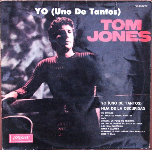 Tom Jones - Yo (uno De Tantos) - Lp Vinilo Año 1970