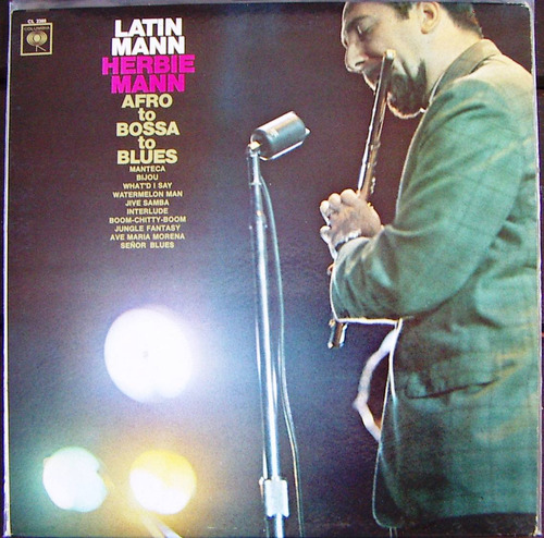 Jazz Inter, Herbie Mann, Latin Mann, Lp 12´, Hecho En U S A