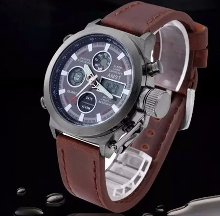 Relógio Masculino Amst 3003 Militar Esportivo Frete Grátis