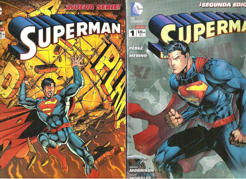 Lote De 2 Cómic Superman, Nueva Serie, Número 1 Televisa