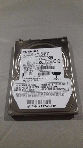 Toshiba Mk1234gsx 120gb Notebookp/ Repuesto - Victoria