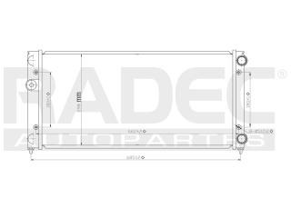 Radiador Volkswagen Jetta 1995-1996 L4 1.8/2.0lts C/aire Std