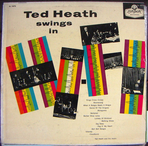 Jazz Inter, Ted Heath, Hi - Fi, Lp 12´, Hecho En Inglaterra