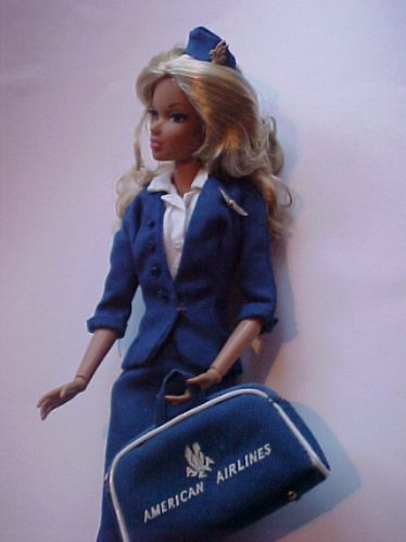 1959  Barbie Ropa Vintage Orig American Airlines Stewardess