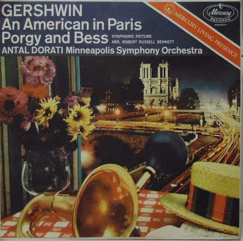 Lp Gershwin - Um Americano Em Paris - Porgy And Bess - Antal