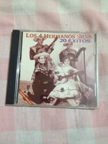  Los 4 Hermanos Silva 20 Éxitos Disco Compacto Original 