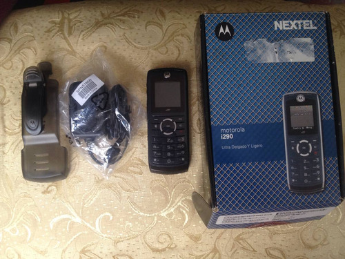 Celular.  Iden Nextel I290 +holster+cargador 