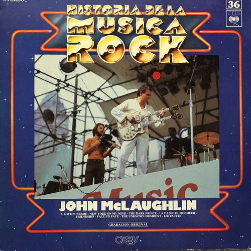 John Mclaughlin Historia De La Musica Rock Vinilo Español