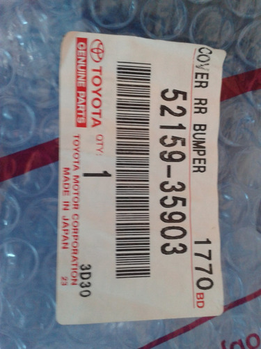 Imagen 2 de 2 de Parachoques Tras. Toyota 4runner 2006-2009 Original Japon