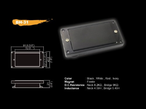 Pastilla Guitarra Electrica Bh-31/b Belcat