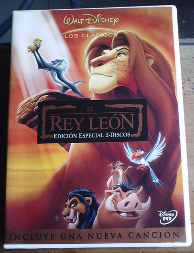 El Rey Leon Edicion Especial 2 Dvds 1a Ed 1994 C/ Arte Origi (Usado)