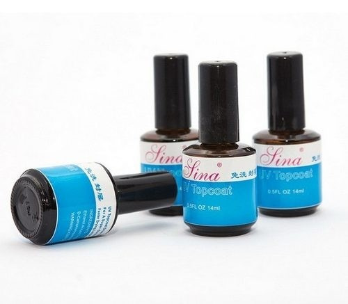 Kit - 10 Top Coat P/ Gel Porcelana Acrilico Fibra