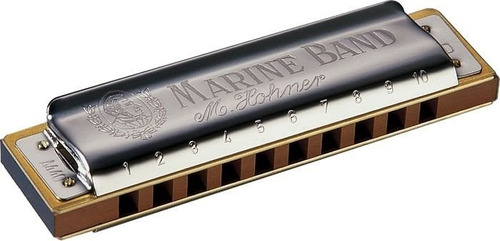 Gaita Harmonica Hohner Marine Band 1896/20 Em F (fá) - Com Nota Fiscal E Garantia De 2 Anos Proshows!