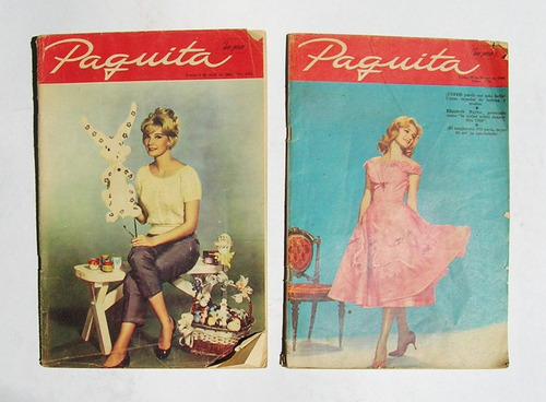 Revista Paquita Años 1960 Y 1961 Dos Revistas, 2x1, Vintage