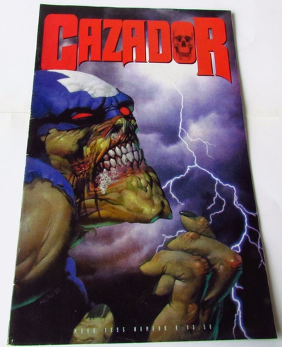 Comic Argentino: Cazador (no Lobo) 1995 #8. Ed. La Urraca