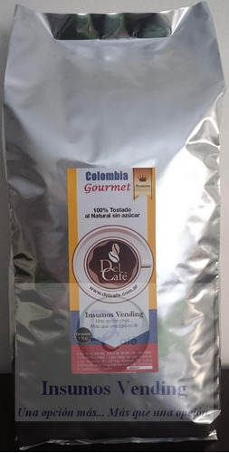 Imagen 1 de 2 de Cafe Colombiano Gourmet Premium Tostado En Grano O Molido