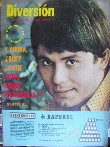 Revista Diversión  ,raphael , En Portada