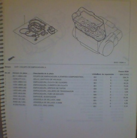 Libro De Partes Honda Crf 250x 2004, Impreso A4,español