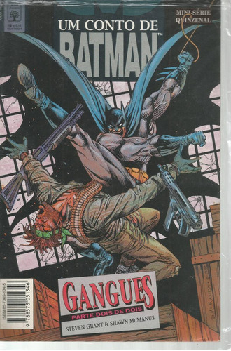 Um Conto De Batman N° 02 - Gangues - Em Português - Editora Abril - Formato 17 X 26 - Capa Mole - 1994 - Bonellihq Cx440 H18