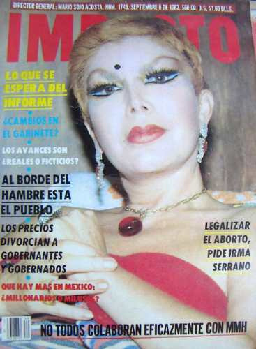 Revista , Impacto, Irma Serrano En Portada