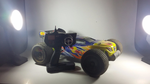 Carro Rc Xtm Xst Nitro Truggy 1/8 4wd  + Radio - C/ Defeito