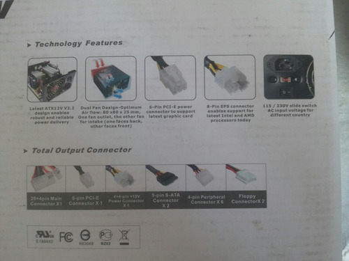 Fonte Atx Thermaltake Tr2-430w Dual Fan