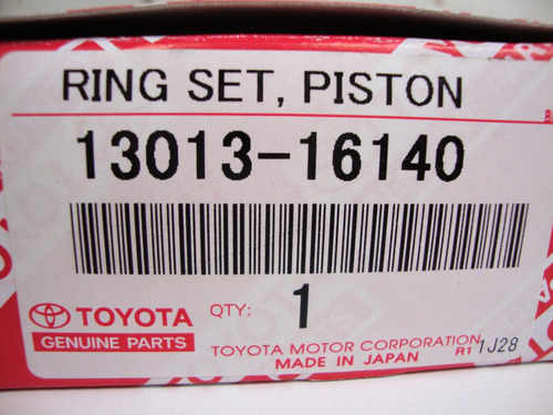 Anillos Motor 020 / 050mm Corolla 1.6 1990-1998 Originales