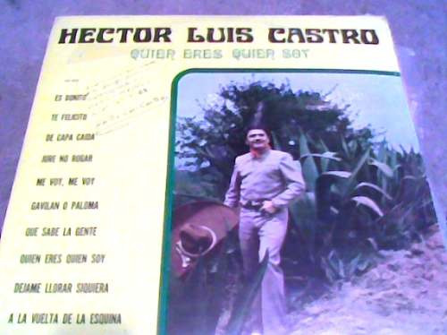 Disco L.p. Acetato Grande Hector Luis Castro