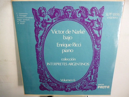 Victor De Narke Interpretes Argentinos V6 Vinilo Argentino