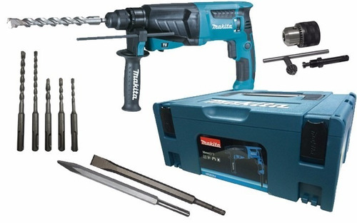 Martelete Furadeira Martelo Makita Hr2630j 830w 110v C/ Kit