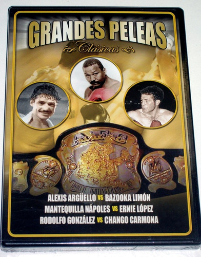 Dvd Grandes Peleas Clasicas Alexis Arguello Vs Bazooka Limon